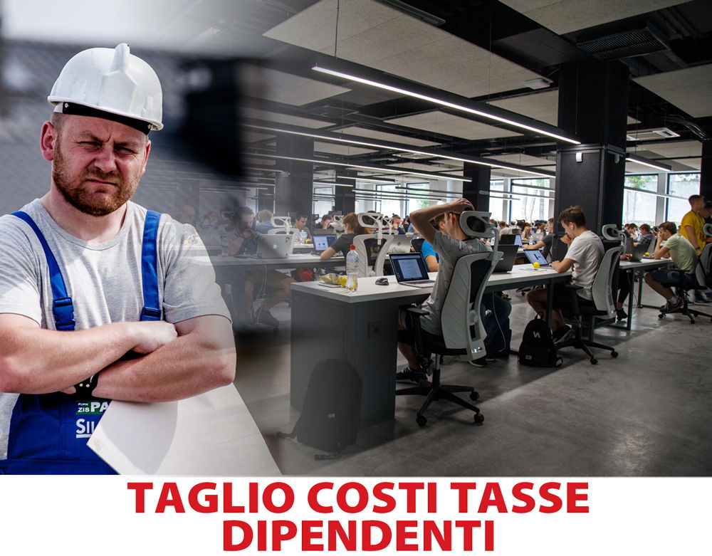 0023 - Taglio costi tasse dipendenti, mantenendo gli stessi stipendi.