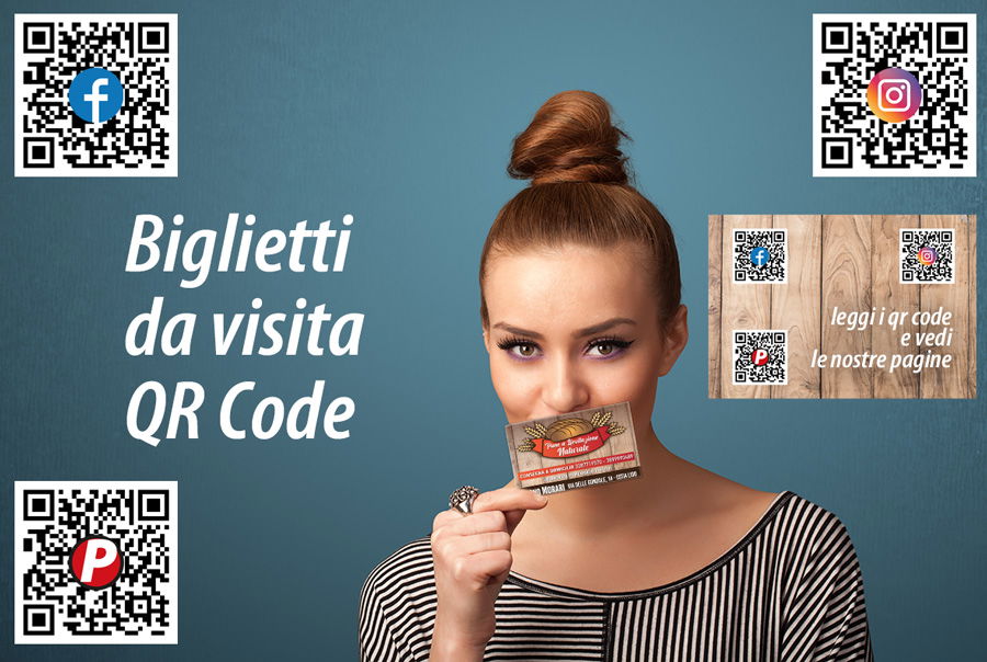 0001 - Biglietti da Visita QR Code