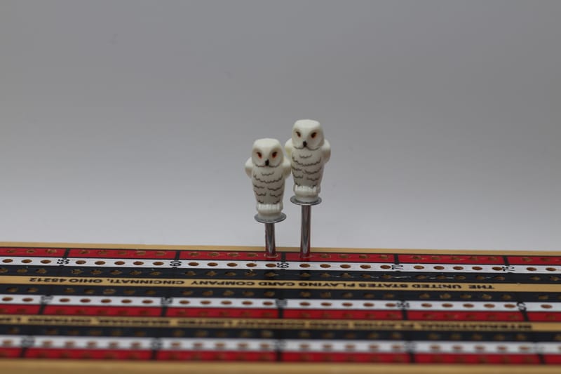 Hedwig the Owl Cribbage Pegs KRAZY KUSTOM CRIBBAGE PEGS (Since 2016)
