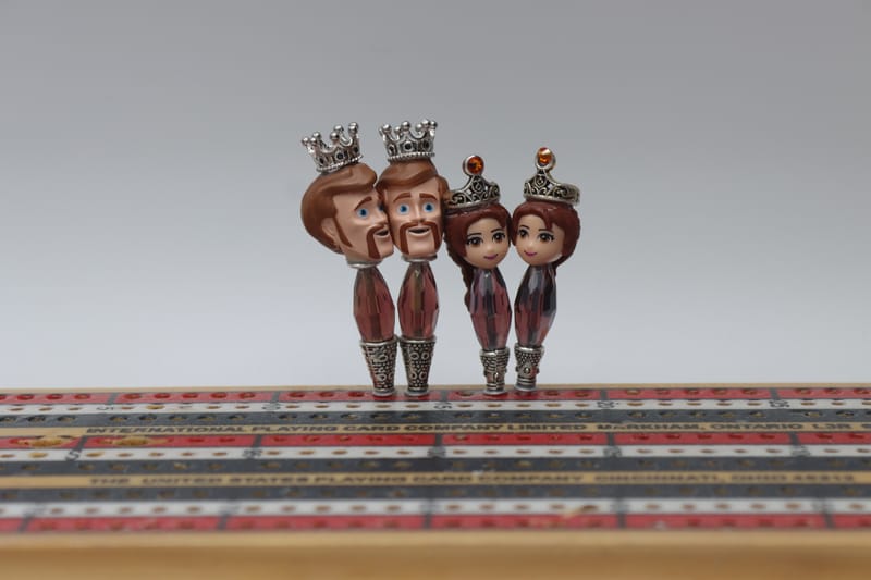 King and Queen Pegs KRAZY KUSTOM CRIBBAGE PEGS (Since 2016)