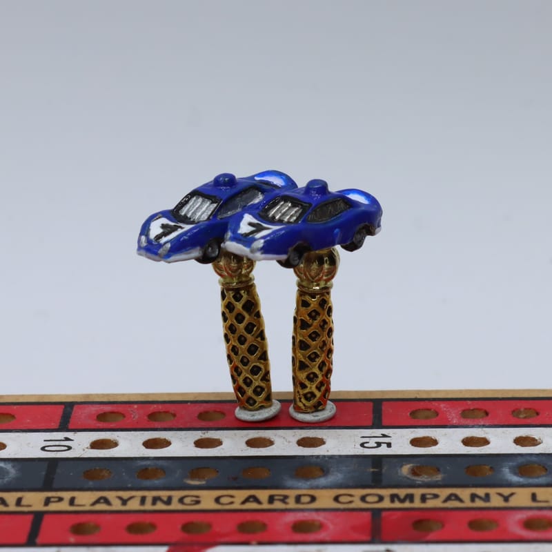 Race Car Cribbage Pegs - KRAZY KUSTOM CRIBBAGE PEGS (Since 2016)