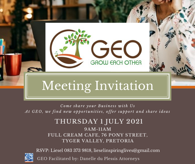 GEO - Grow Each Other Networking Event