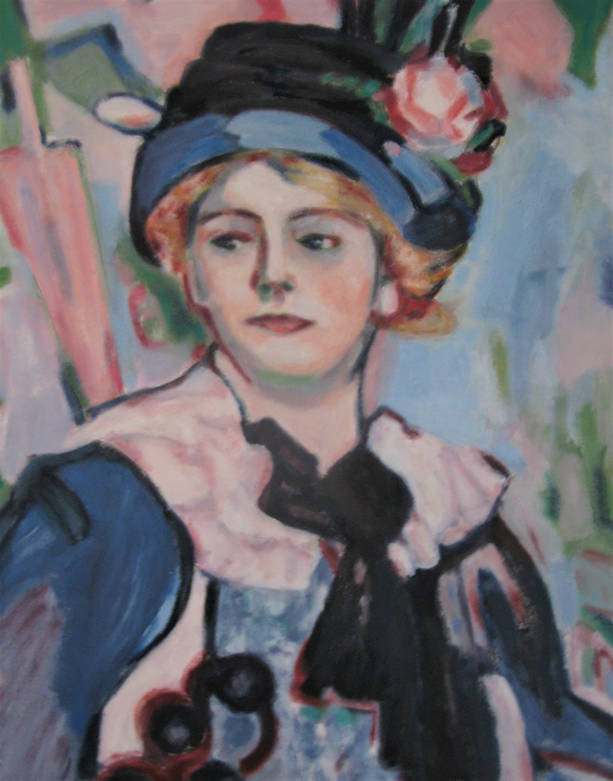 The Pink Parasol: Bertha Case after Fergusson
