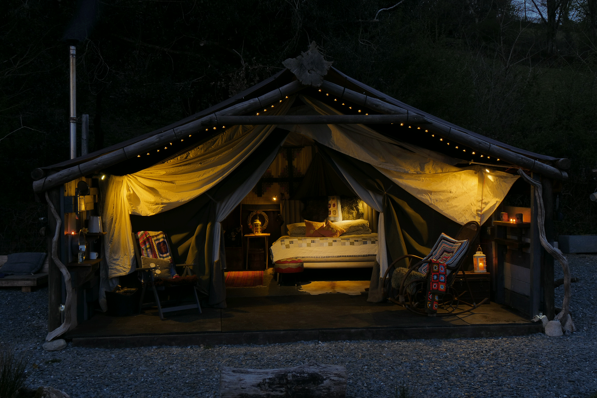 Leewood Glamping, Romantic Rural Seclusion. Connect with Each Other. Connect with Nature,