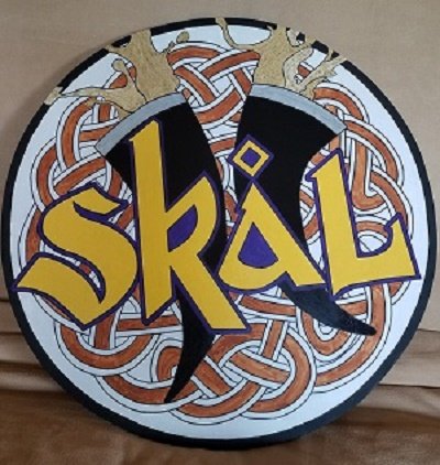 #14 - Custom shield for fan, donated for charity fun raiser - fan in Tampa