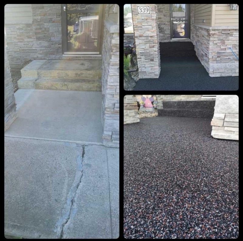 Rubberstone is ideal for outdoor and indoor applications