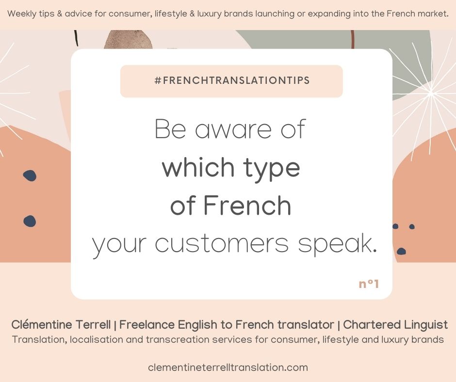 #FRENCHTRANSLATIONTIPS - N°1