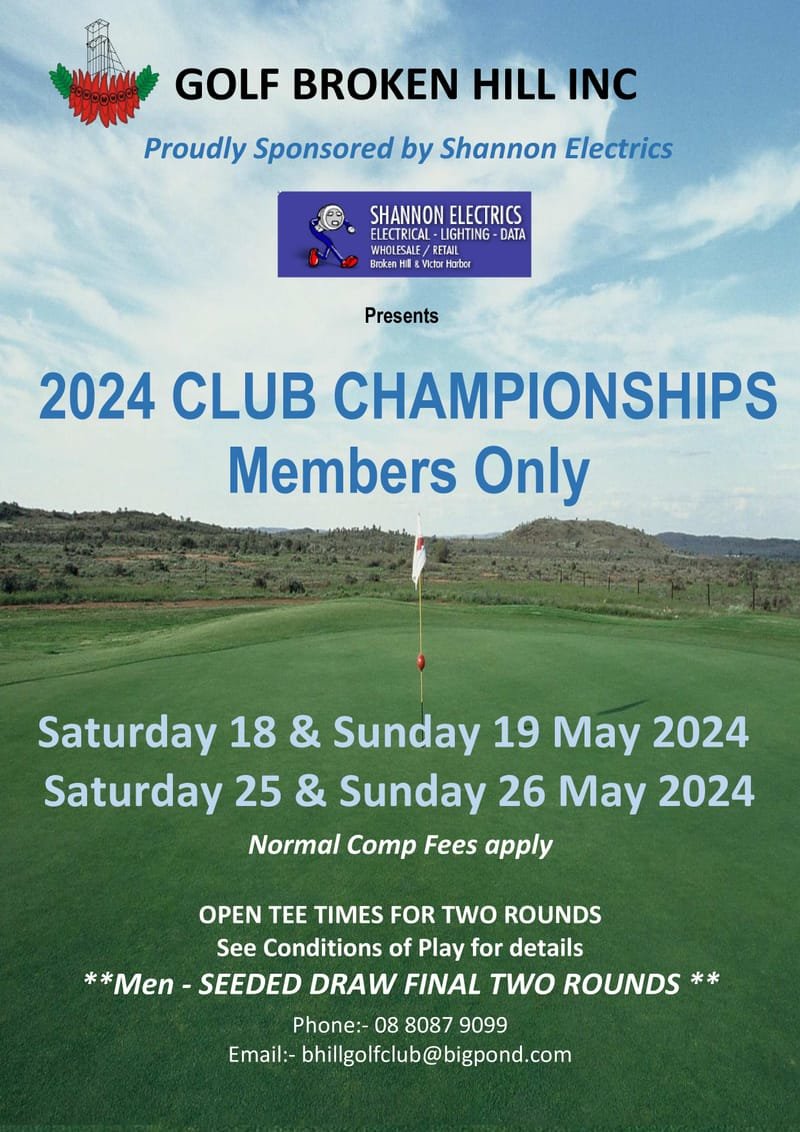 2024 GBH Ladies and Men Club Championships