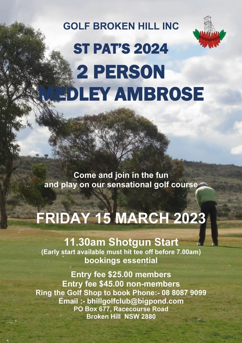 St Pats Golf Day 2024