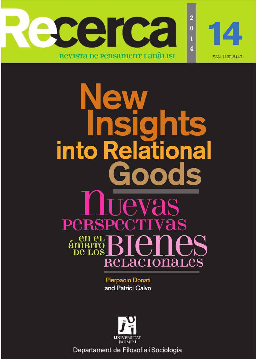 [Edición] New Insights into Relational Goods