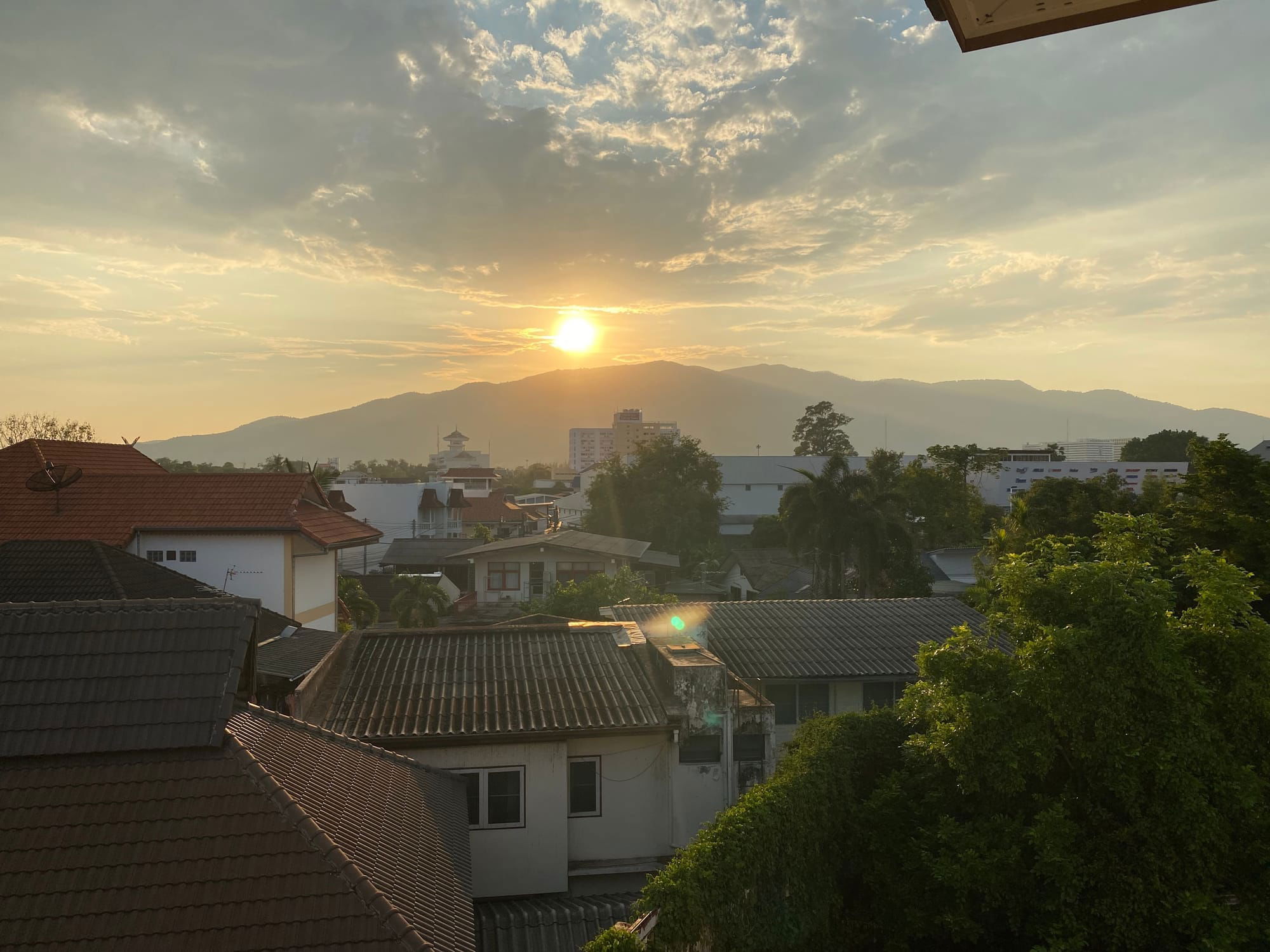 Doi Suthep Sunset view from Casa DELUXE