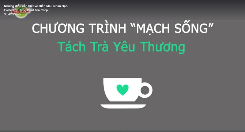 Chương trình “MẠCH SỐNG” - Hiến máu nhân đạo 07.12.2019