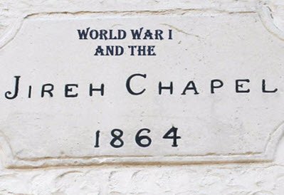 WW1 & Jireh Chapel