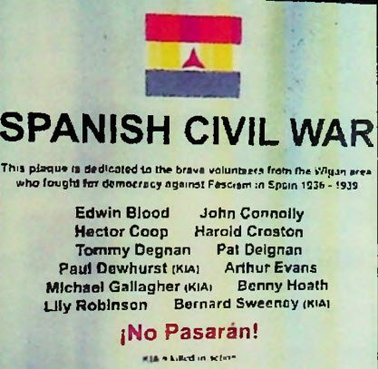 Wiganers & the Spanish Civil War