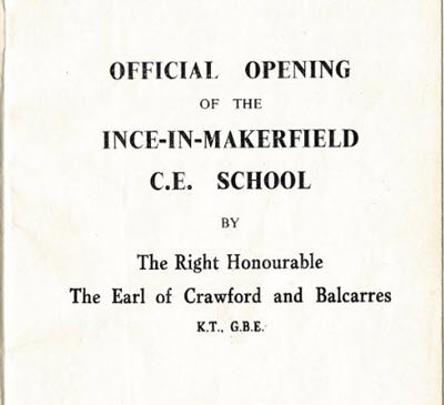 Official Opening Ince C of E School