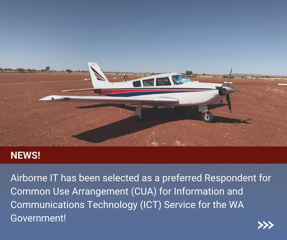 Airborne IT now a panel contractor for the WA Government's Common Use Arrangement