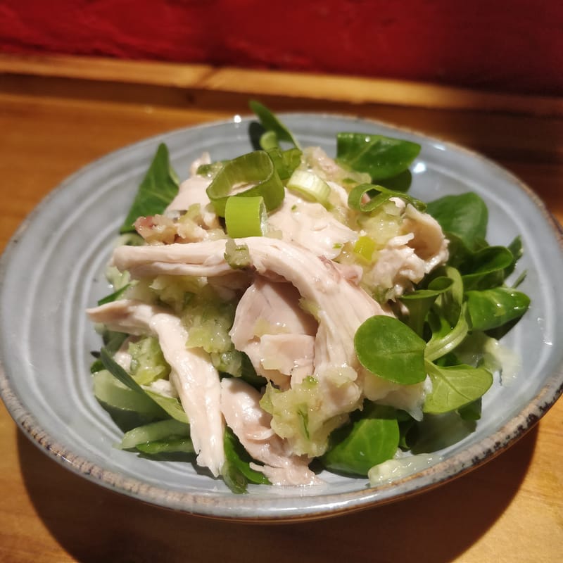 SALADE POULET GINGEMBRE/CIBOULE