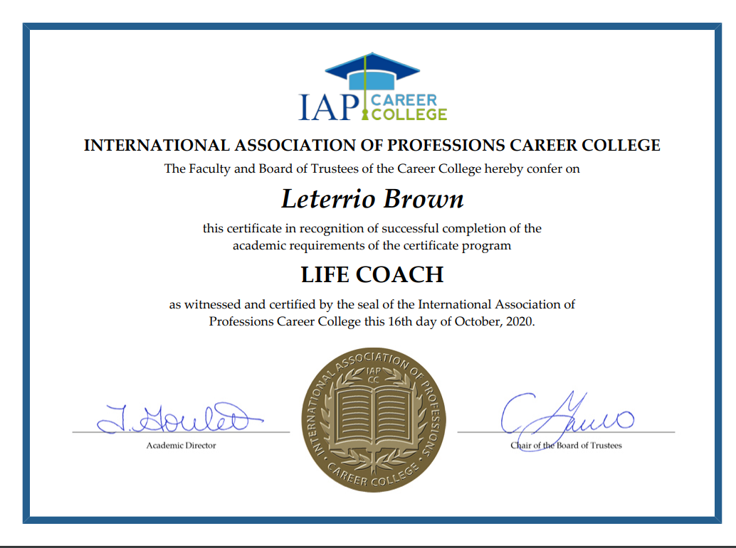 Life Coach Certification Creative In Mind Motivations