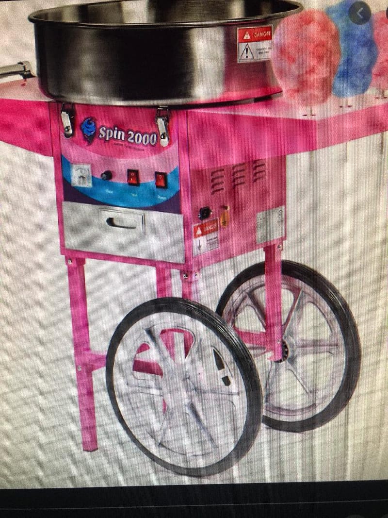 Popcorn Machine with Cart - $90