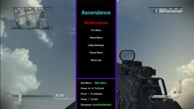 mod menu ghosts SSM Ascendance SPRX DEX-CEX image