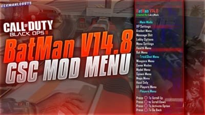 mod menu bo2 BatMan V14.8 image
