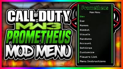 Prometheus Pre-Game + Non-Host Mod Menu Showcas image