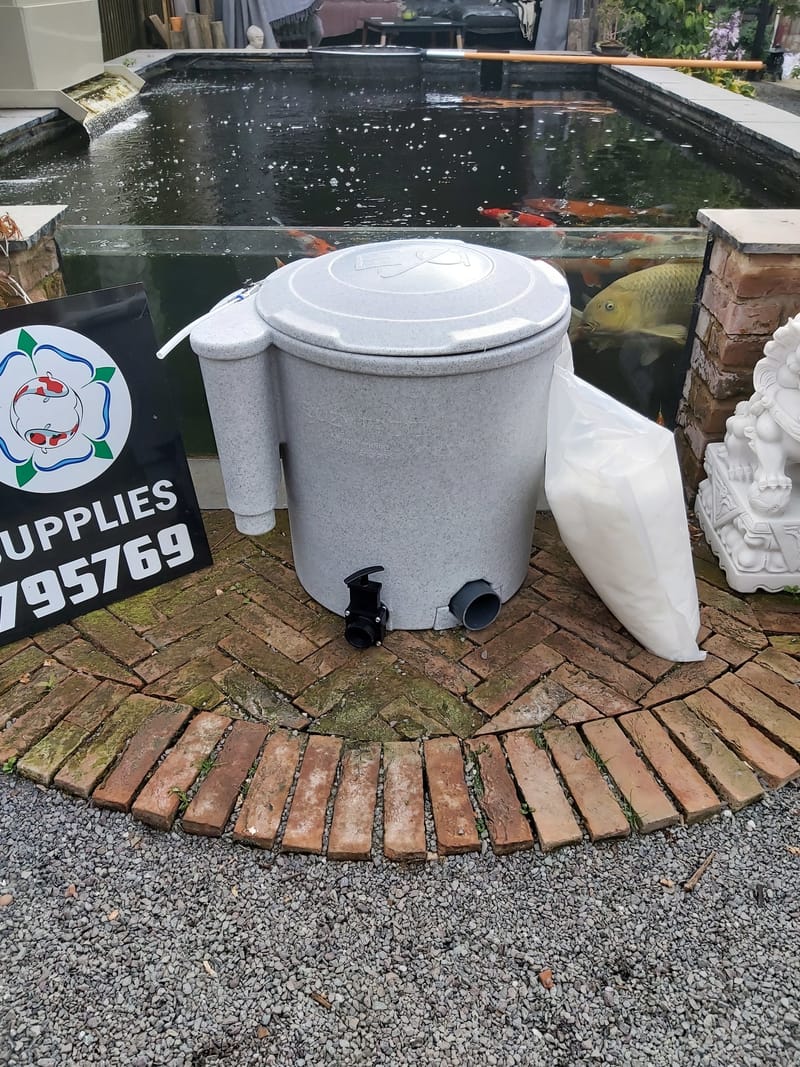 Stainless steel Bakki shower White Rose Aquatics