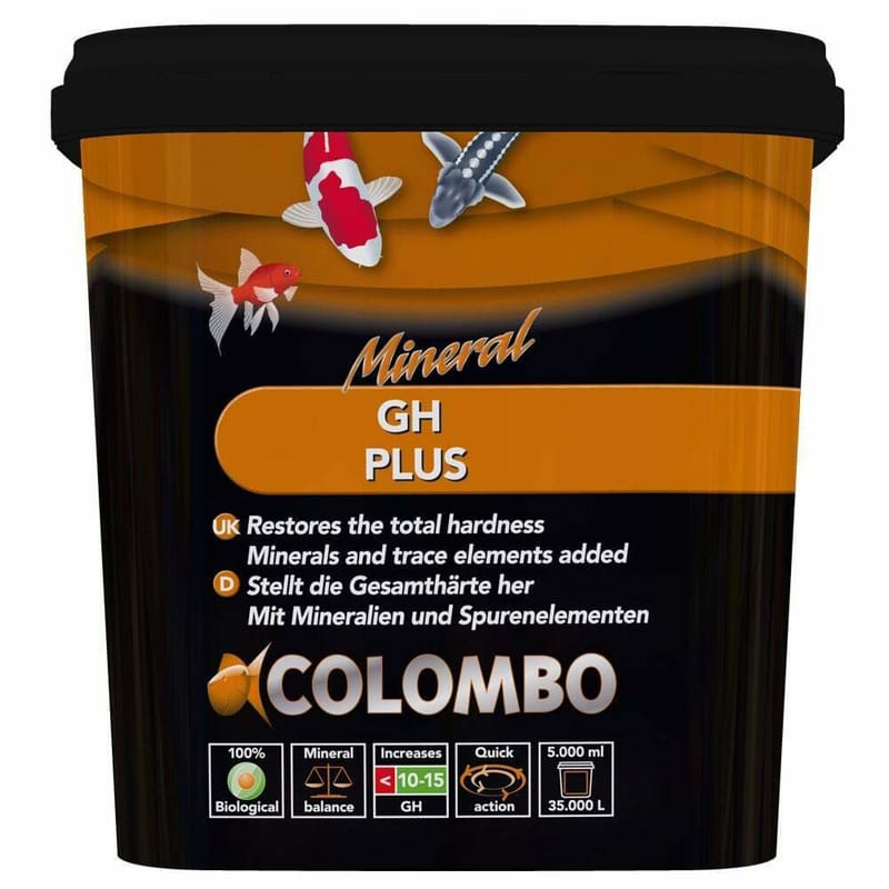 Colombo GH + Plus Increases Pond Water Hardness Treatment Fish Koi Etc