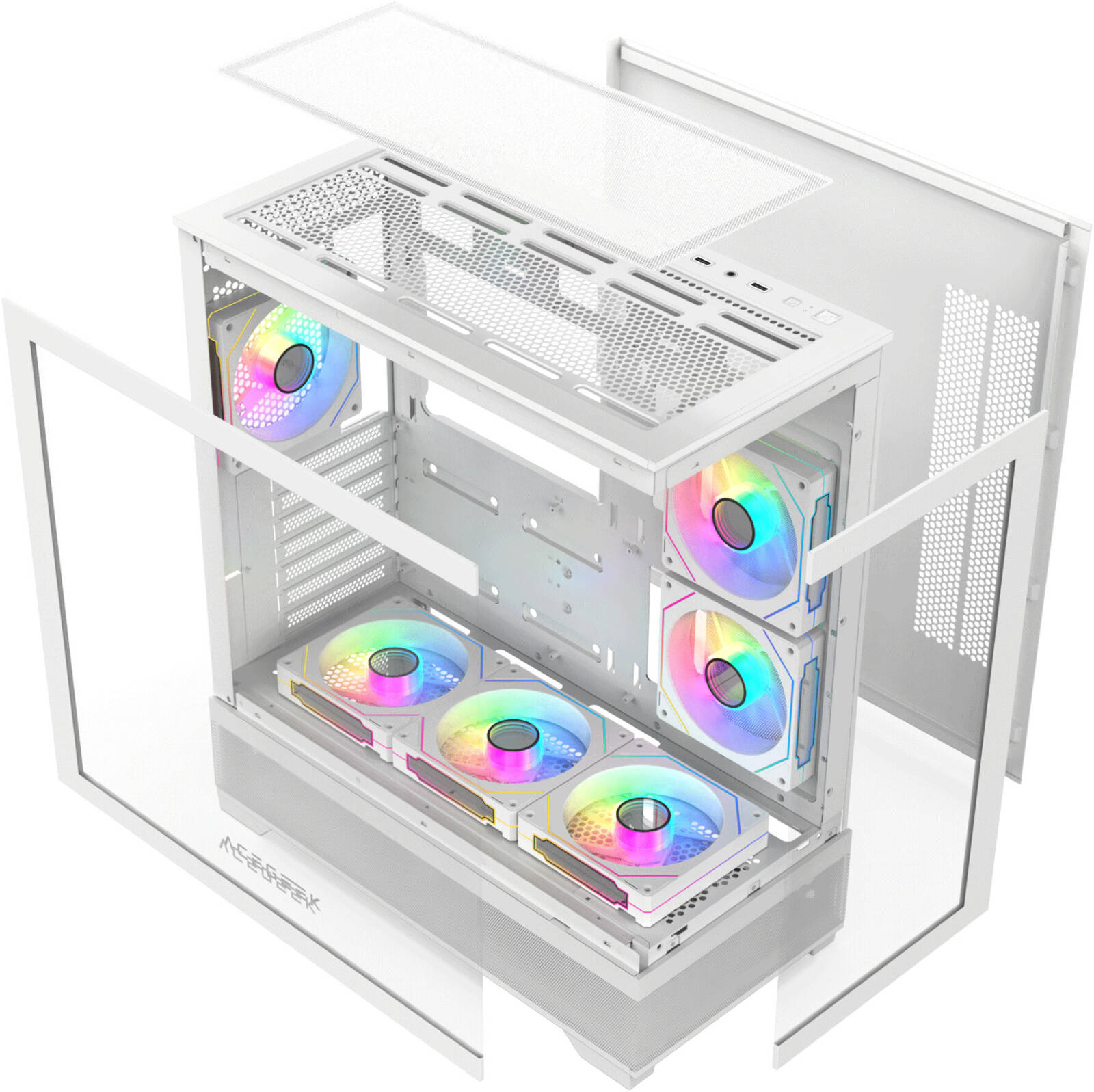 CASE Cruiser L460 White - 6 FANS