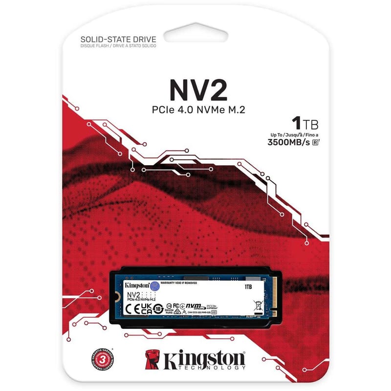 KINGSTON NV2 NVME M 2 SSD 1TB PCIE 4 0 3 500MB S READ GAMES STORE