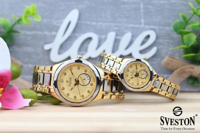 SVESTON Ultimate luxury in gold and beautiful closed clasp. Contact now for  limited offer. Features: 🕜Water… | Fashion watches, Watch collection,  Glamorous design