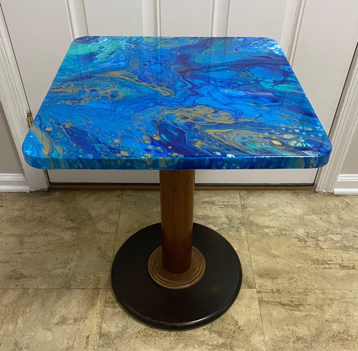 Pedestal Side Table