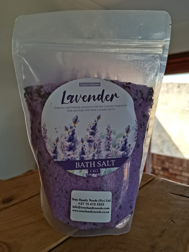 Lavender Bath Salt 1kg Innovations