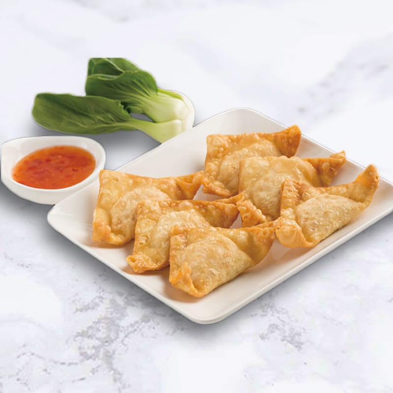 06. Deep Fried Chicken & Vegetable Wontons