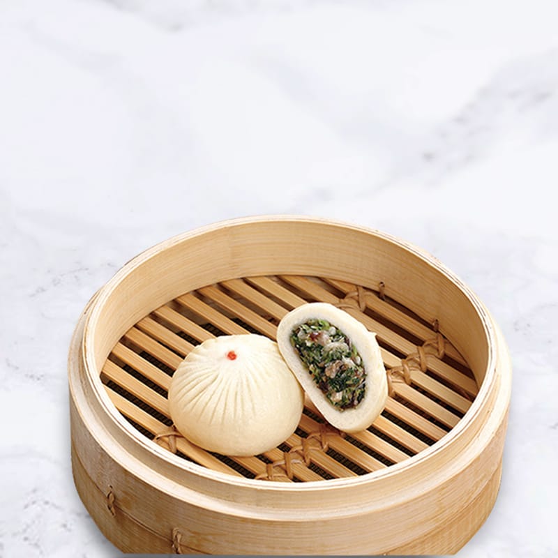 122. Steamed Mushroom & Vegetable Bun