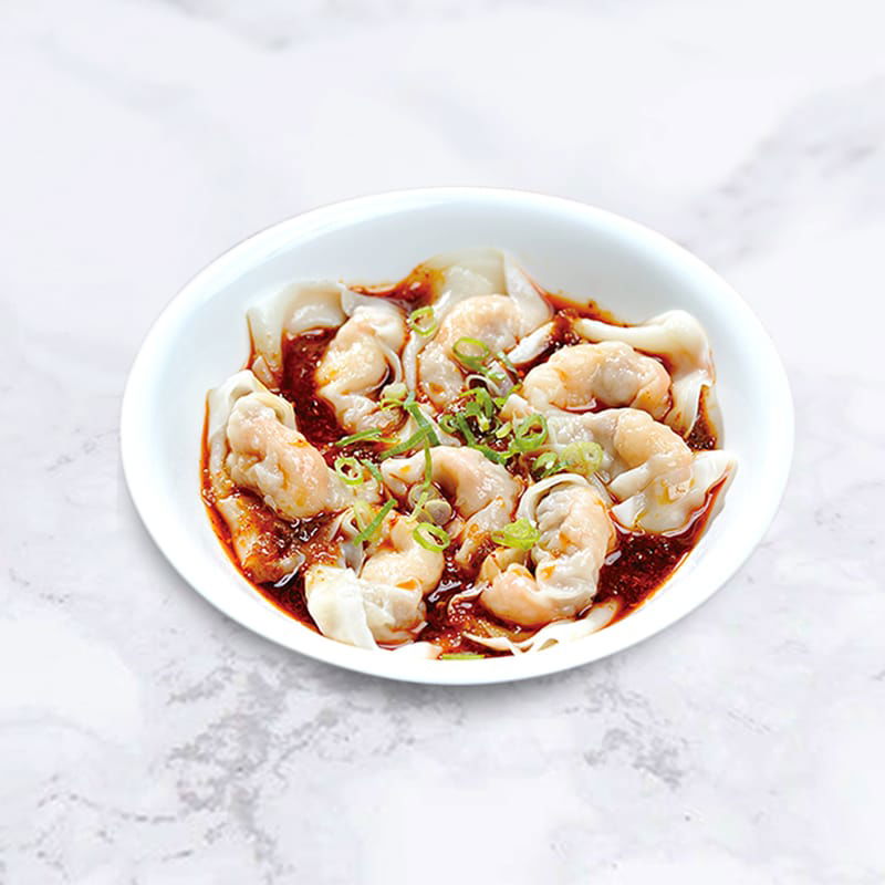 135. Szechuan Shrimp & Chicken Wontons