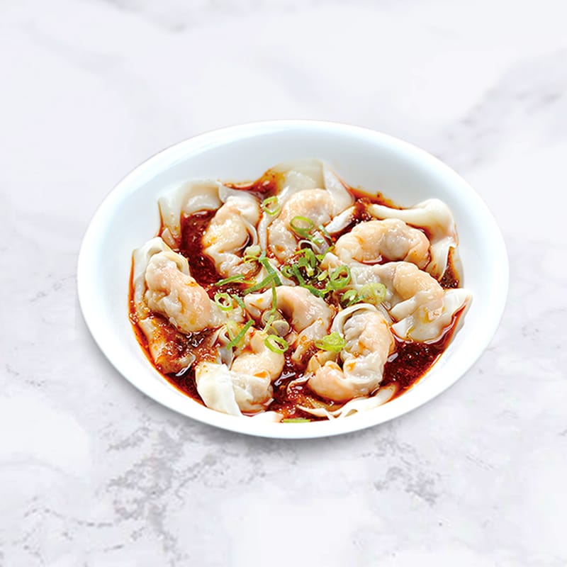 135. Szechuan Shrimp & Chicken Wontons