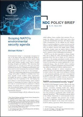 Scoping NATO’s Environmental Security Agenda