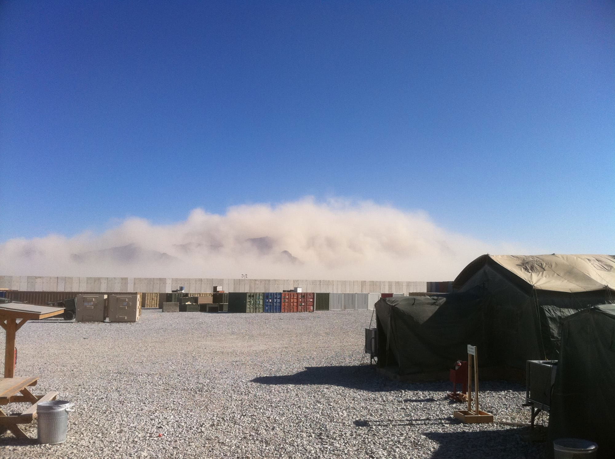 Afghanistan Sand Storm 2011