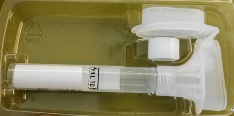 Spucktest PCR COVID-19