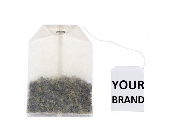 TEA BAG PACKAGING IN DOUBLE CHAMBER