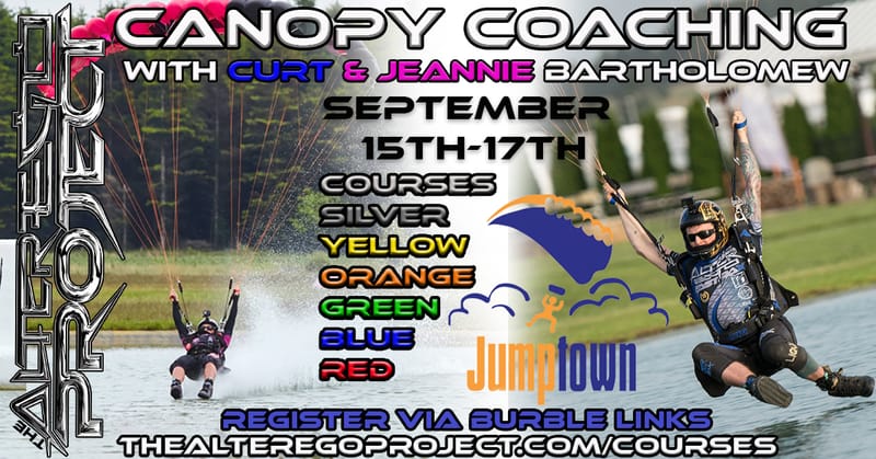 Alter Ego Canopy Course with Curt & Jeannie Sep 15-17