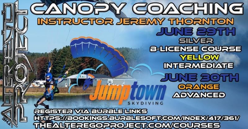 Alter Ego Canopy Coaching (Orange Course) with Jeremy Thornton