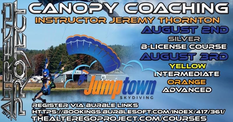 Alter Ego Canopy Coaching (Silver Course) with Jeremy Thornton