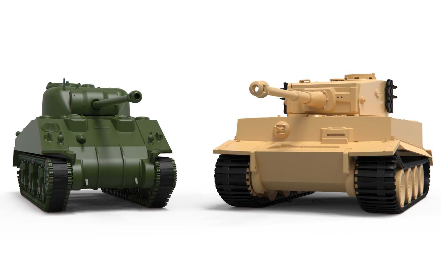 Classic conflict Tiger 1 v Sherman Firefly