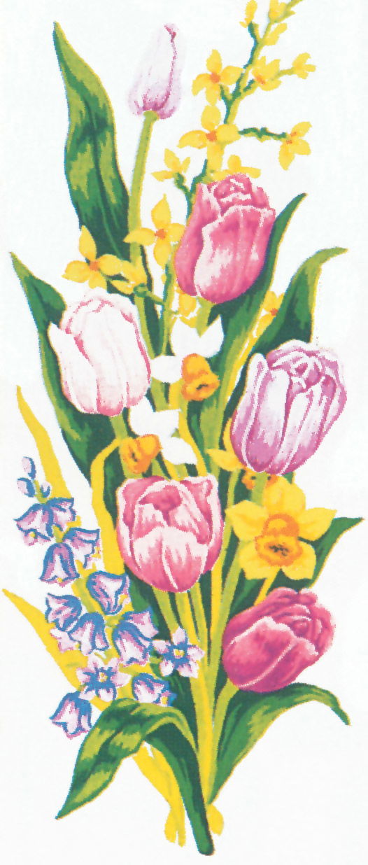 Tulips Tapestry/xstich