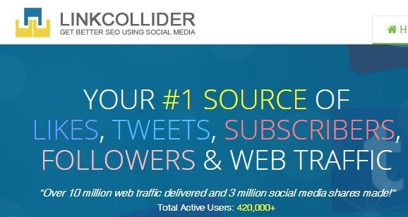 Link collider - FREE SEO tools with social media advertising