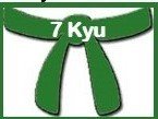 Information for Green Belt - 7th Kyu: