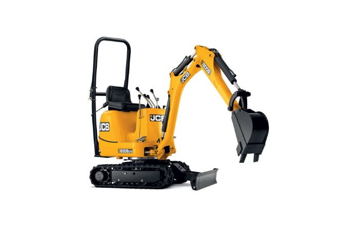 JCB 8008 900kgs Micro Digger with 3 interchangeable buckets