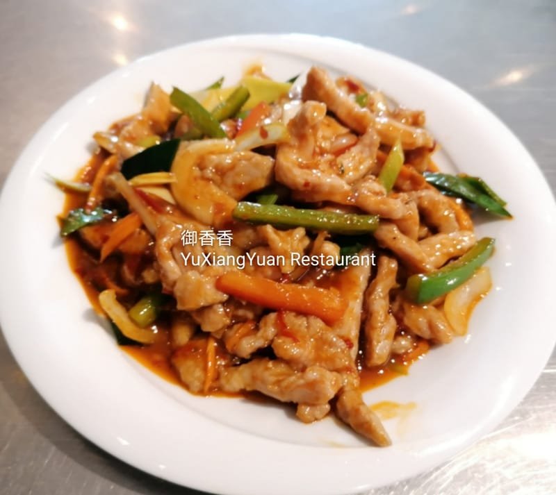 Porc YuXiang (sauce sale aigre doux et piquant)